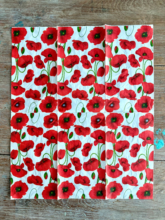 Napkin-Poppies