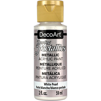 DecoArt White Pearl-Dazzling Metallics