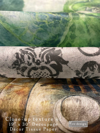 ReDesign Tissue -Cobalt Florish