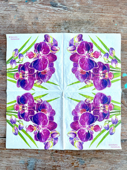 Designer Napkin-Orchidea