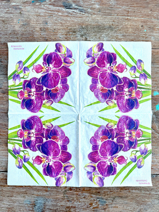 Designer Napkin-Orchidea