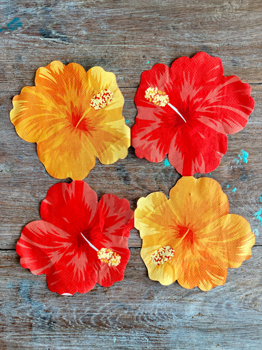 Napkin-Hibiscus Flowers