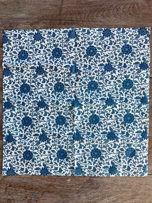 Napkin-Blue Porcelain