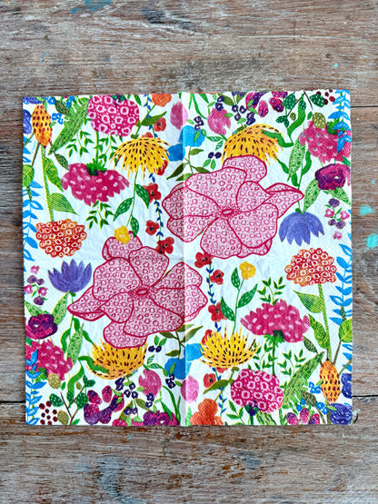 Designer Napkin-Cottage Florals