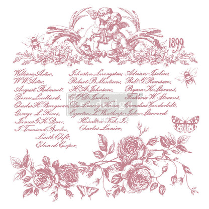ReDesign Stamp-Floral Script
