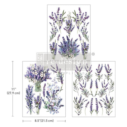 Redesign Decor Transfer-Lavender Bunch-NEW MIDDY SIZE