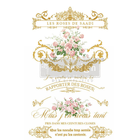 Redesign Furniture Transfer-Les Roses