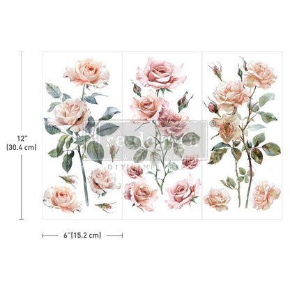 Redesign Decor transfer Blush Symphony Small 3 sheets