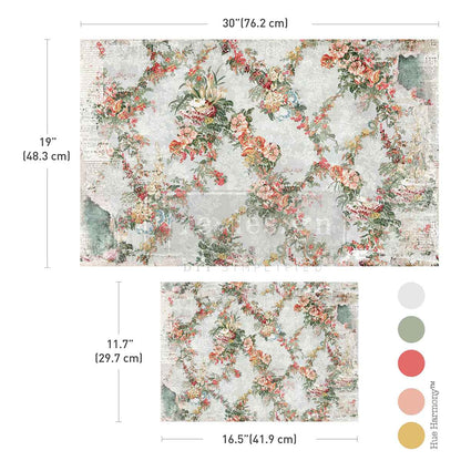 ReDesign Fiber Tissue-Jardin Fleuri Double Delight-2 pack