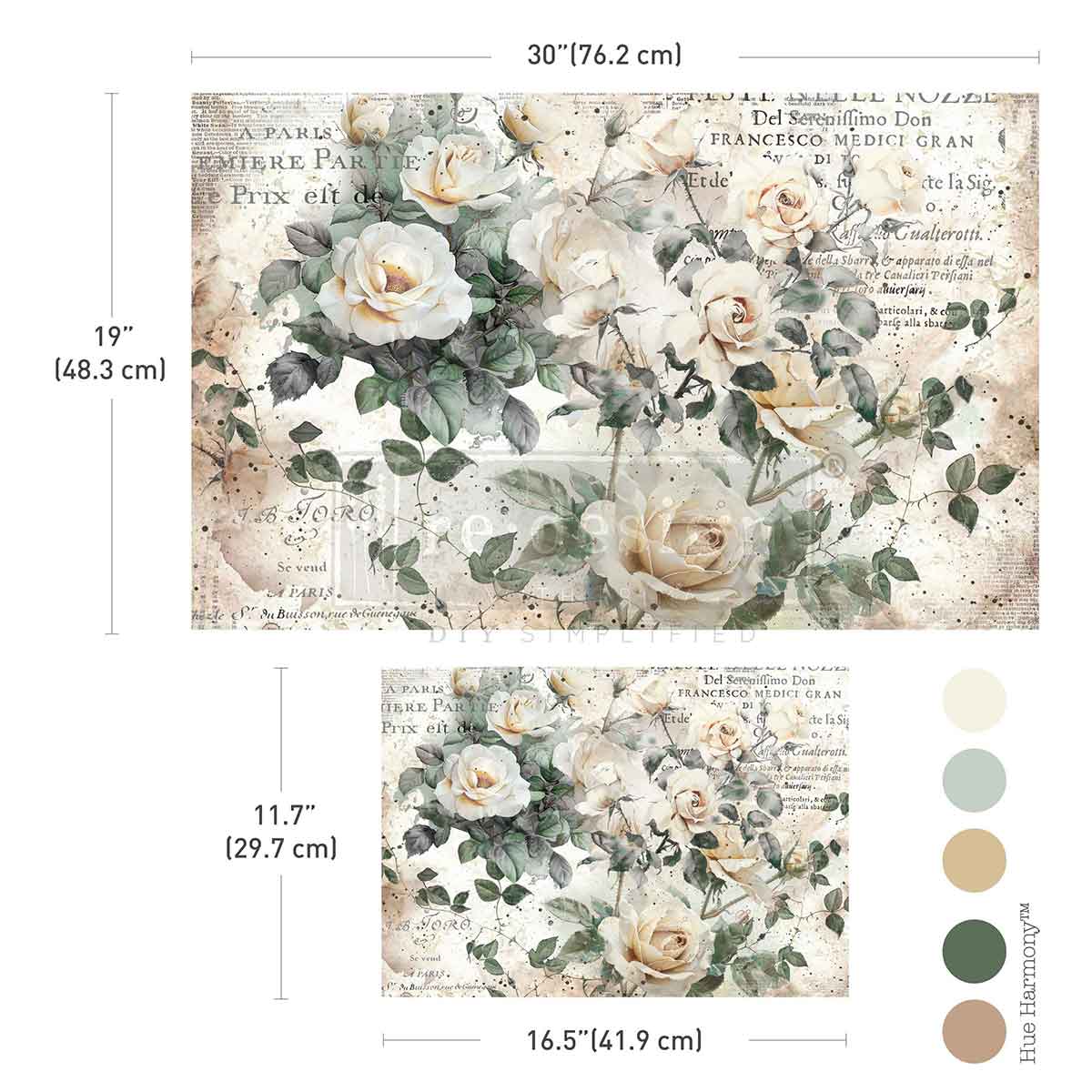 Redesign Decor Transfer Kacha- The Enchanted Grove Middy size.