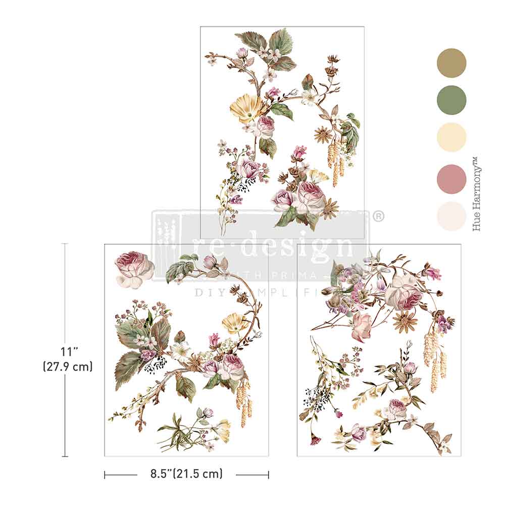 NEW:Redesign Decor Transfer-Rosette Royale