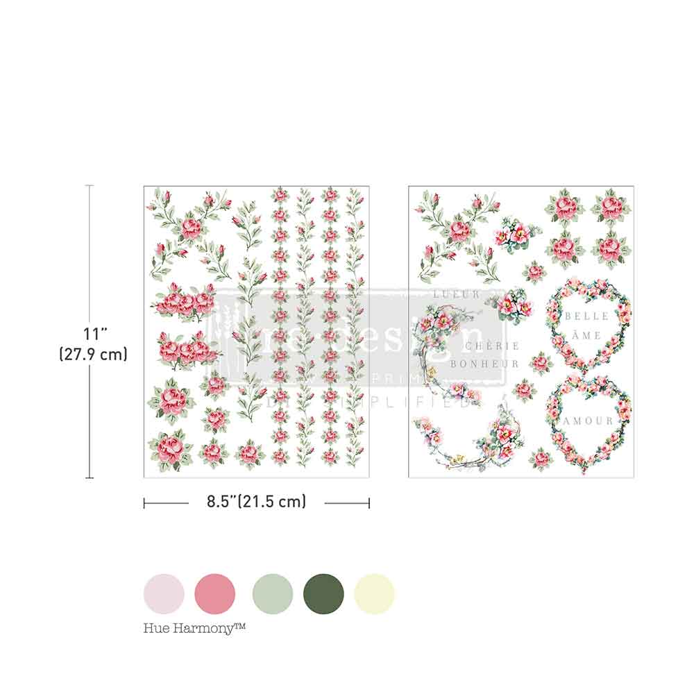 NEW:H20 Transfer-Nostalgic Blooms