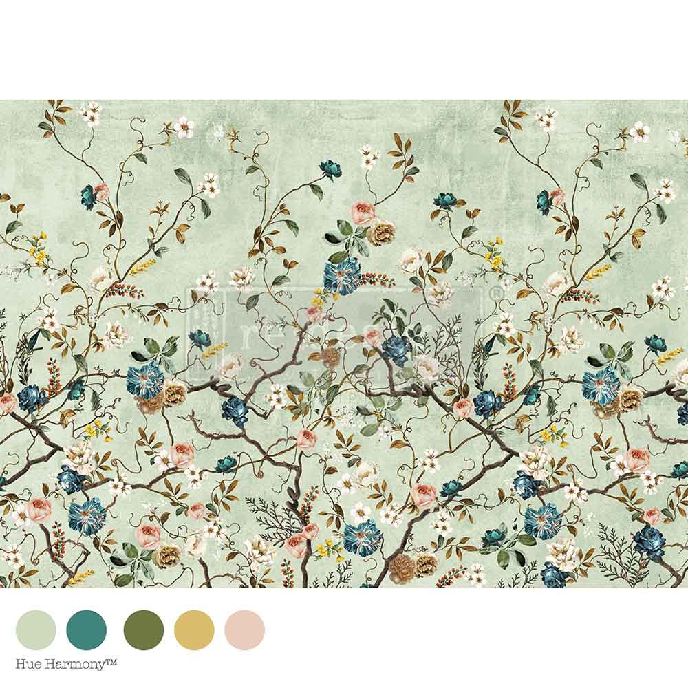 ReDesign Decoupage Fiber Tissue-Blossom Perch