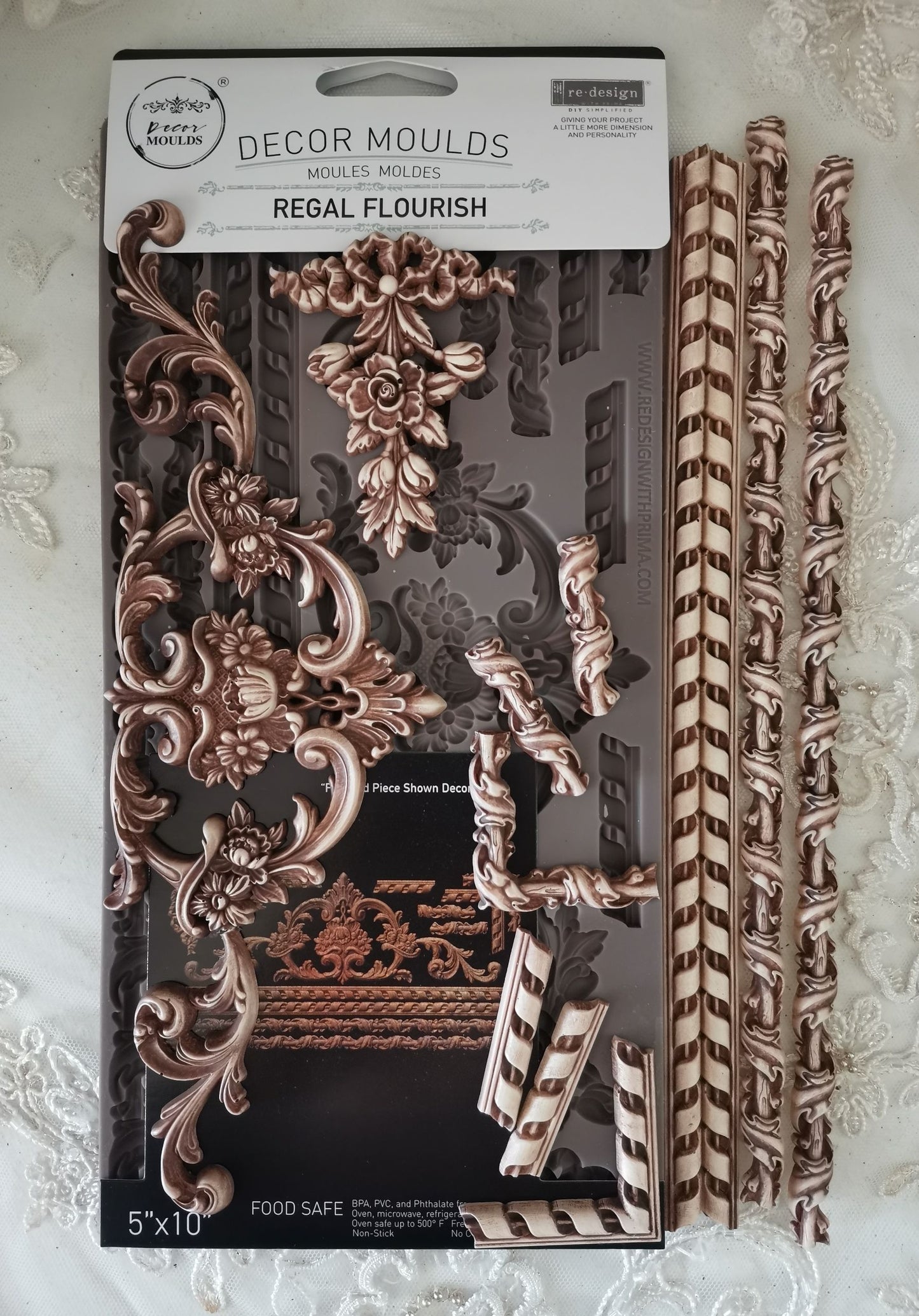 NEW: Re Design Decor mould - Regal Flourish