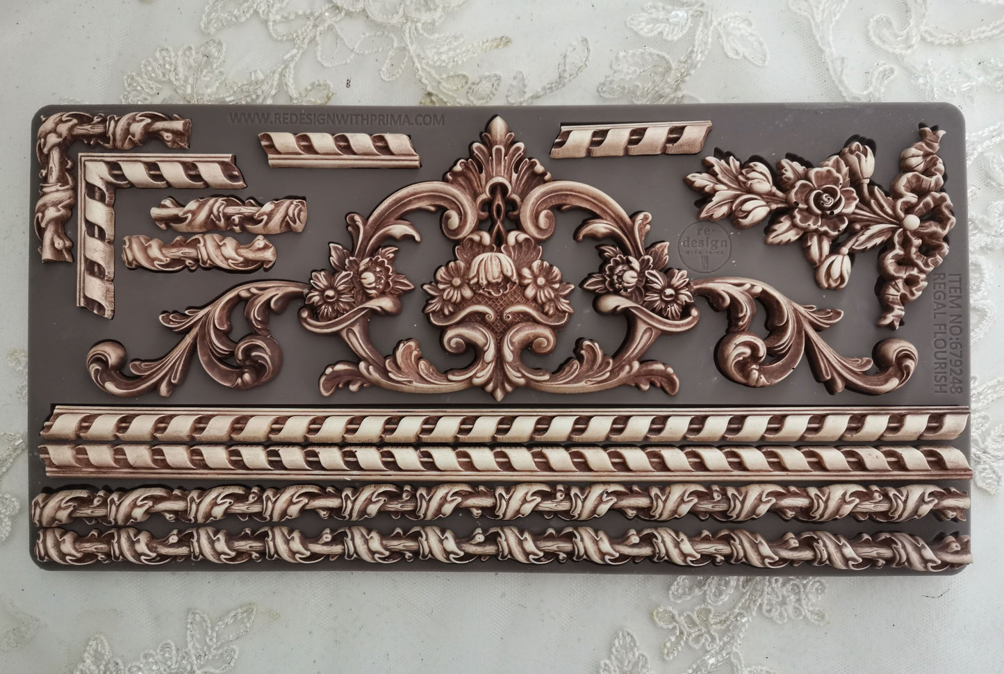 NEW: Re Design Decor mould - Regal Flourish