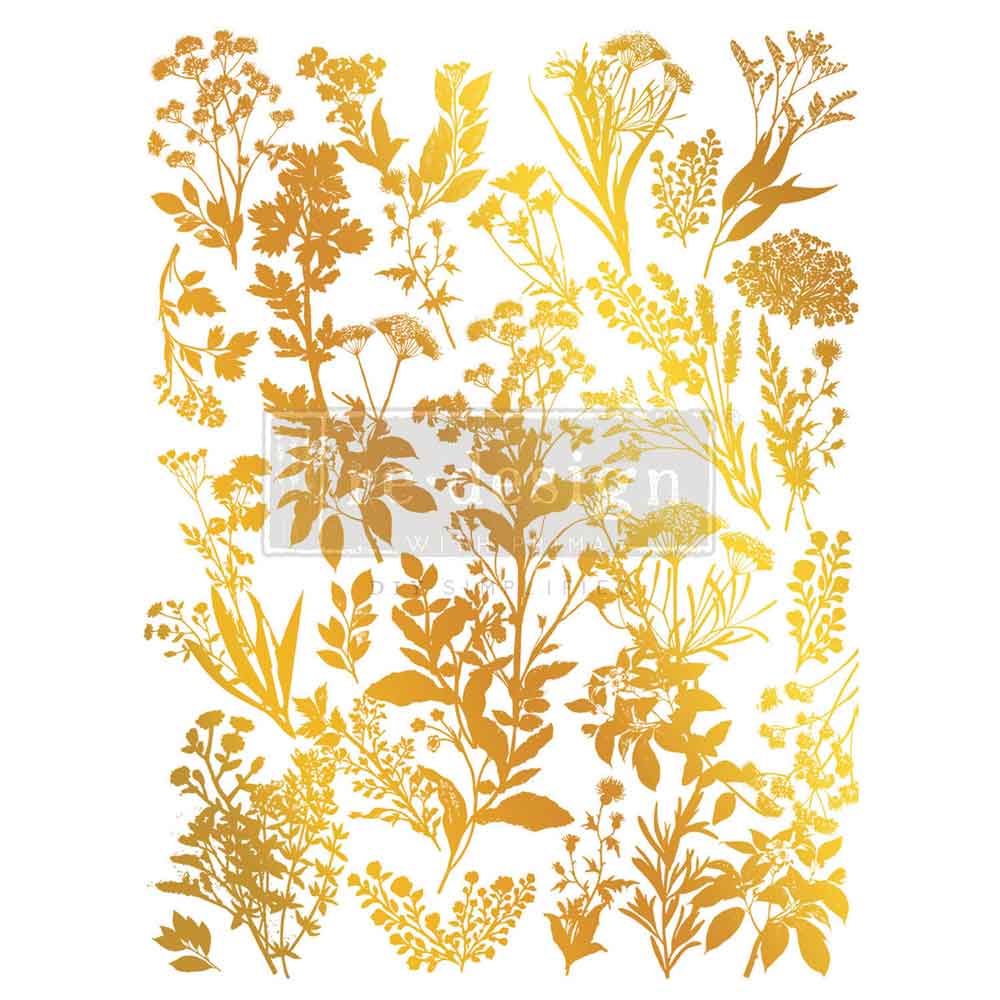 Redesign Gold Foil Transfer-Kacha Luxe Foliage