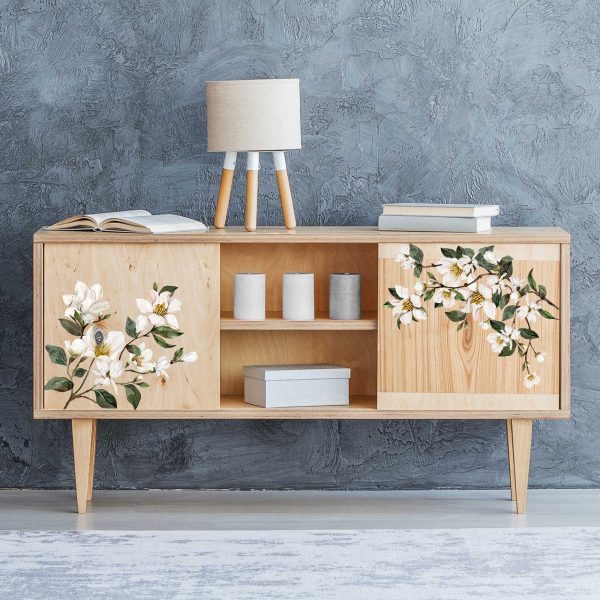 Redesign Decor transfer-Magnolia Garden-MAXI SIZE