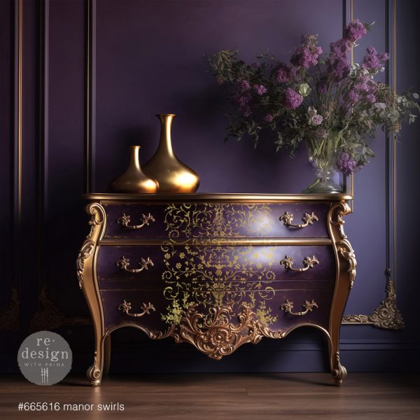 Redesign Decor transfer-Manor Swirls