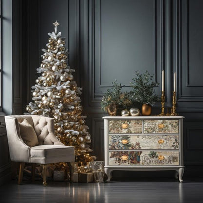 ReDesign Decoupage Tissue -Holly Jolly-3 Sheets!