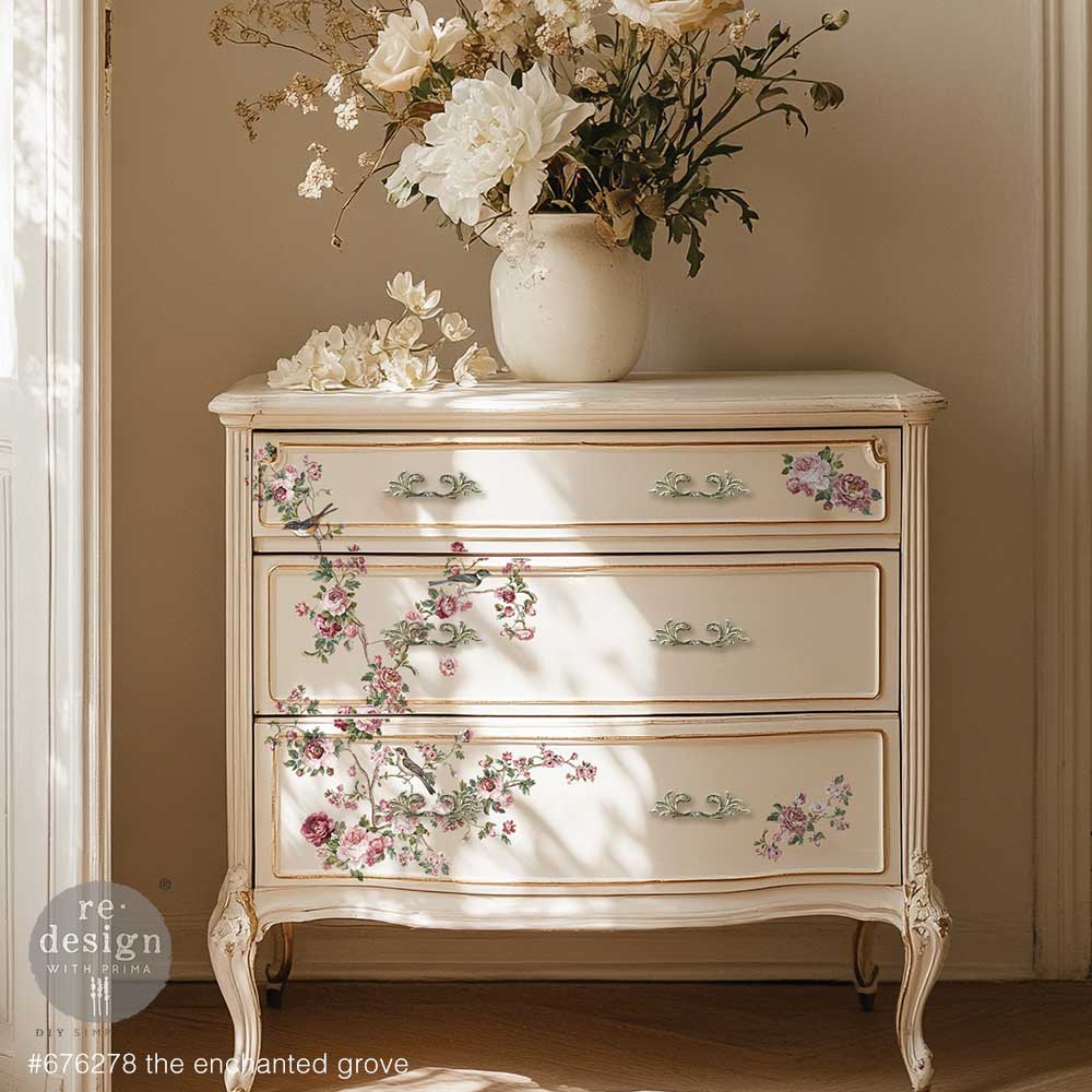 Redesign Decor Transfer Kacha- The Enchanted Grove Middy size.