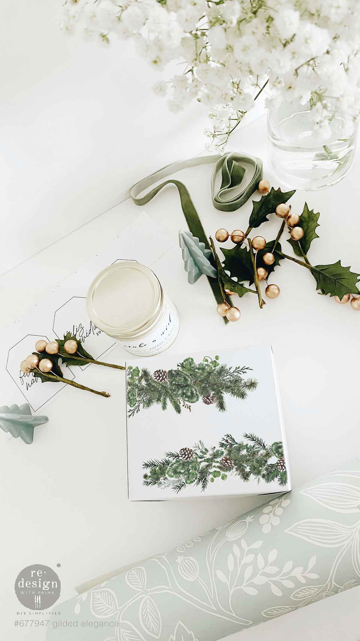 Redesign Decor Transfer-Gilded Elegance-Middy size.