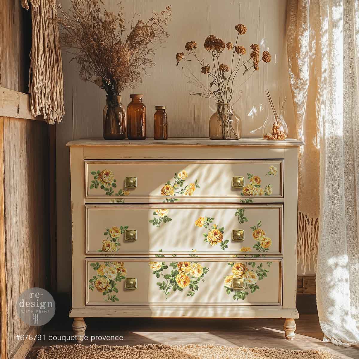 NEW:Redesign Decor Transfer-Bouquet de Provence
