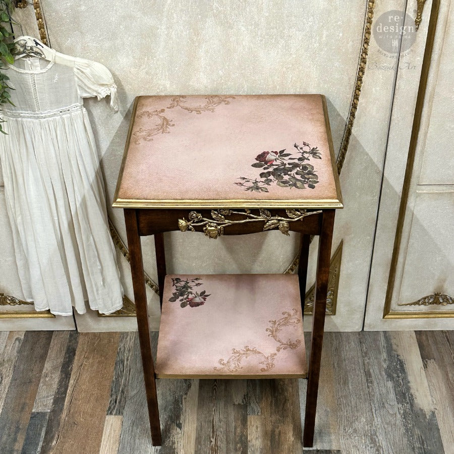 Redesign Decor Transfer Midnight Rose NEW