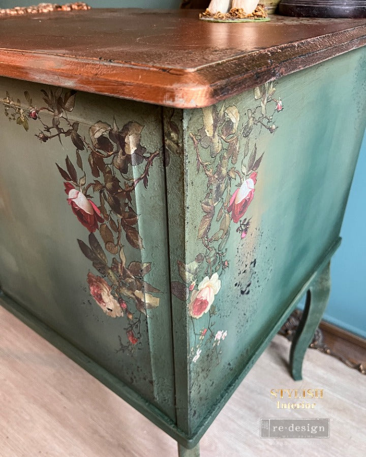 Redesign Decor Transfer Midnight Rose NEW