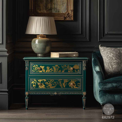Redesign Gold Foil Transfer-Kacha Luxe Foliage