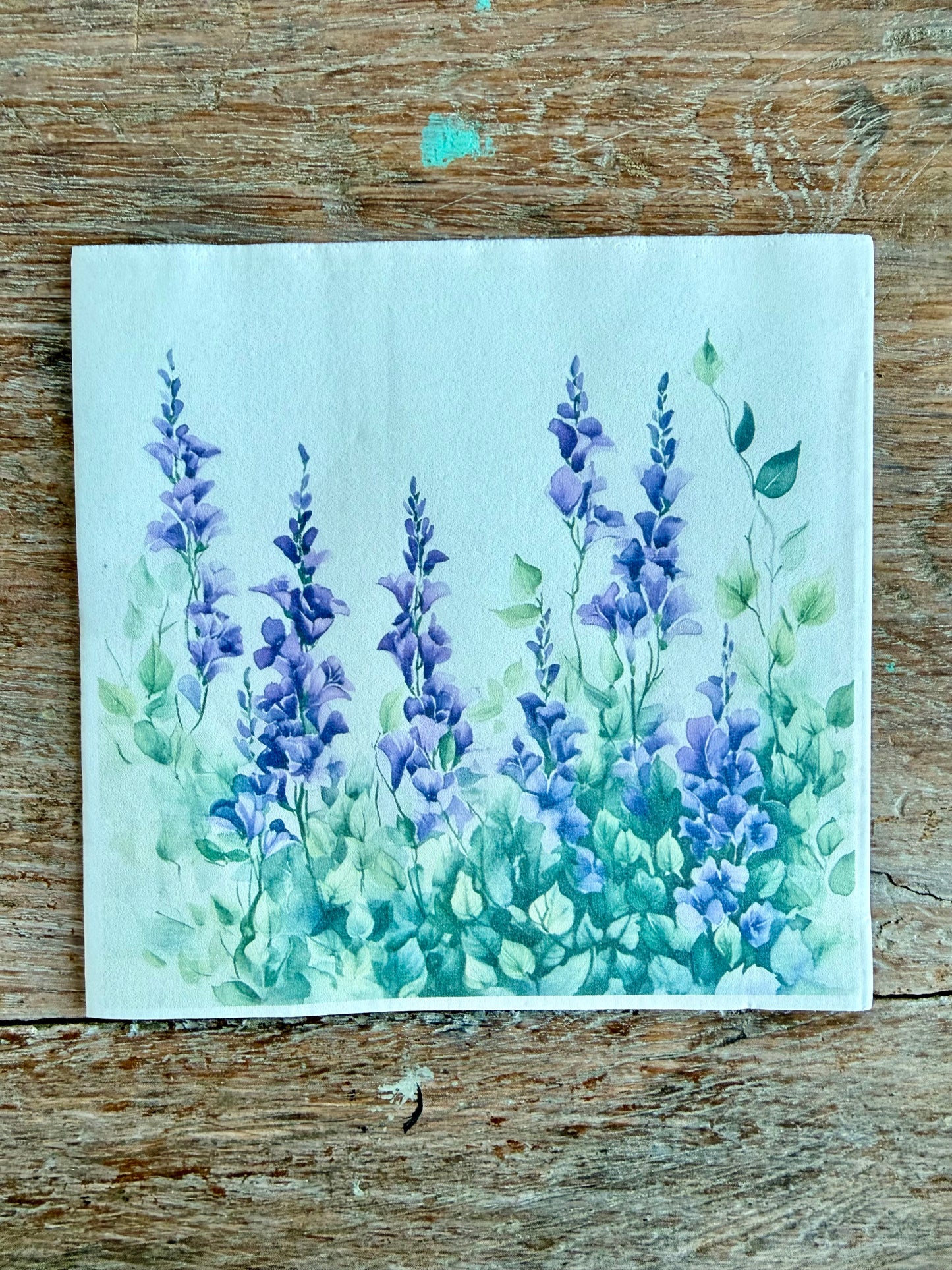 Napkin Tissue-Purple Flowing Florals
