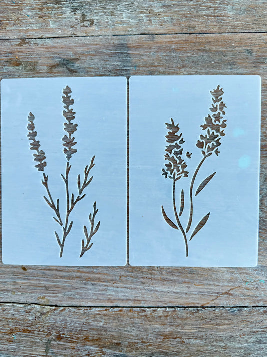 Stencil-Lavender 2 head-2 pack