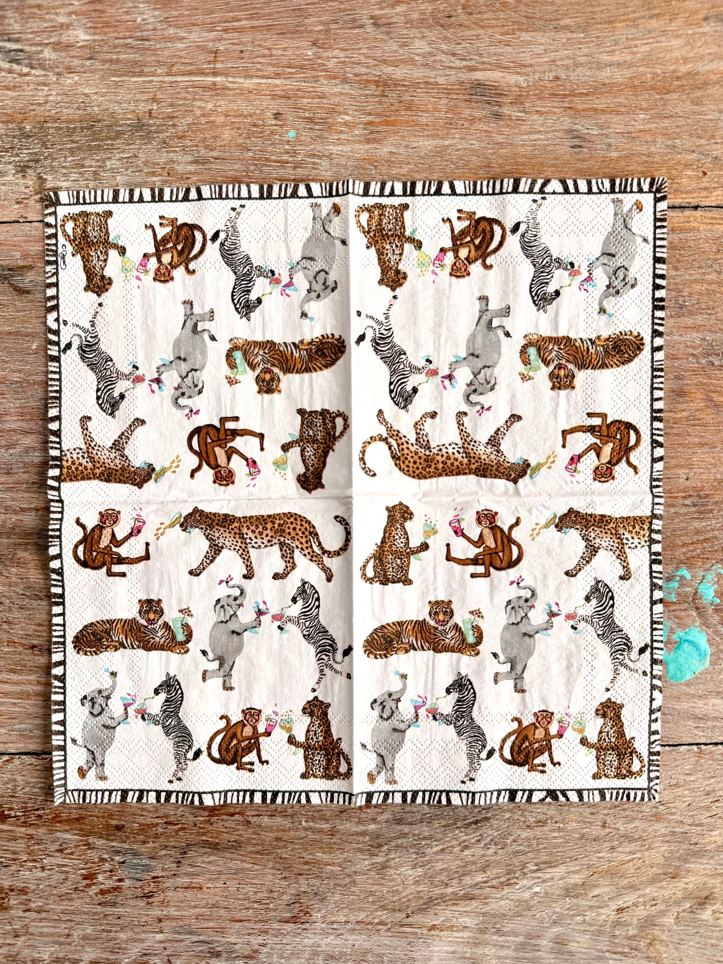 Designer Napkin-Cocktails Gone Wild