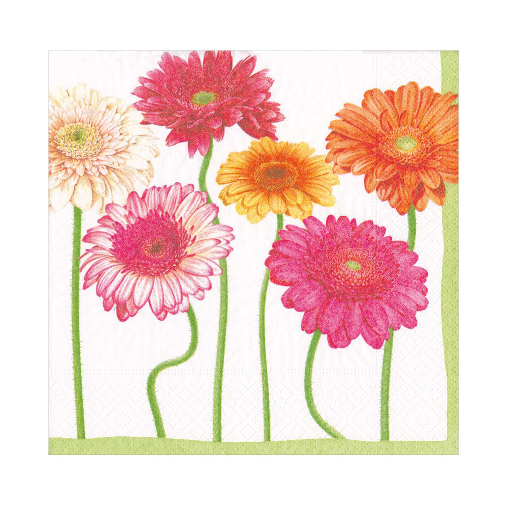 Designer Napkin-Gerbera cocktail