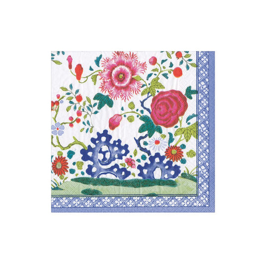 Designer Napkin-Floral Porcelain