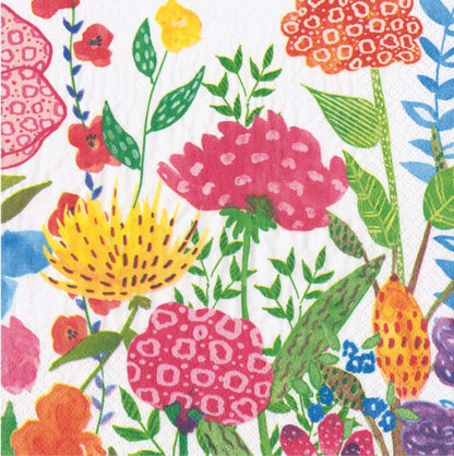 Designer Napkin-Cottage Florals