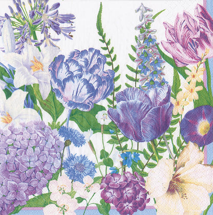 Designer Napkin-Shades of blue
