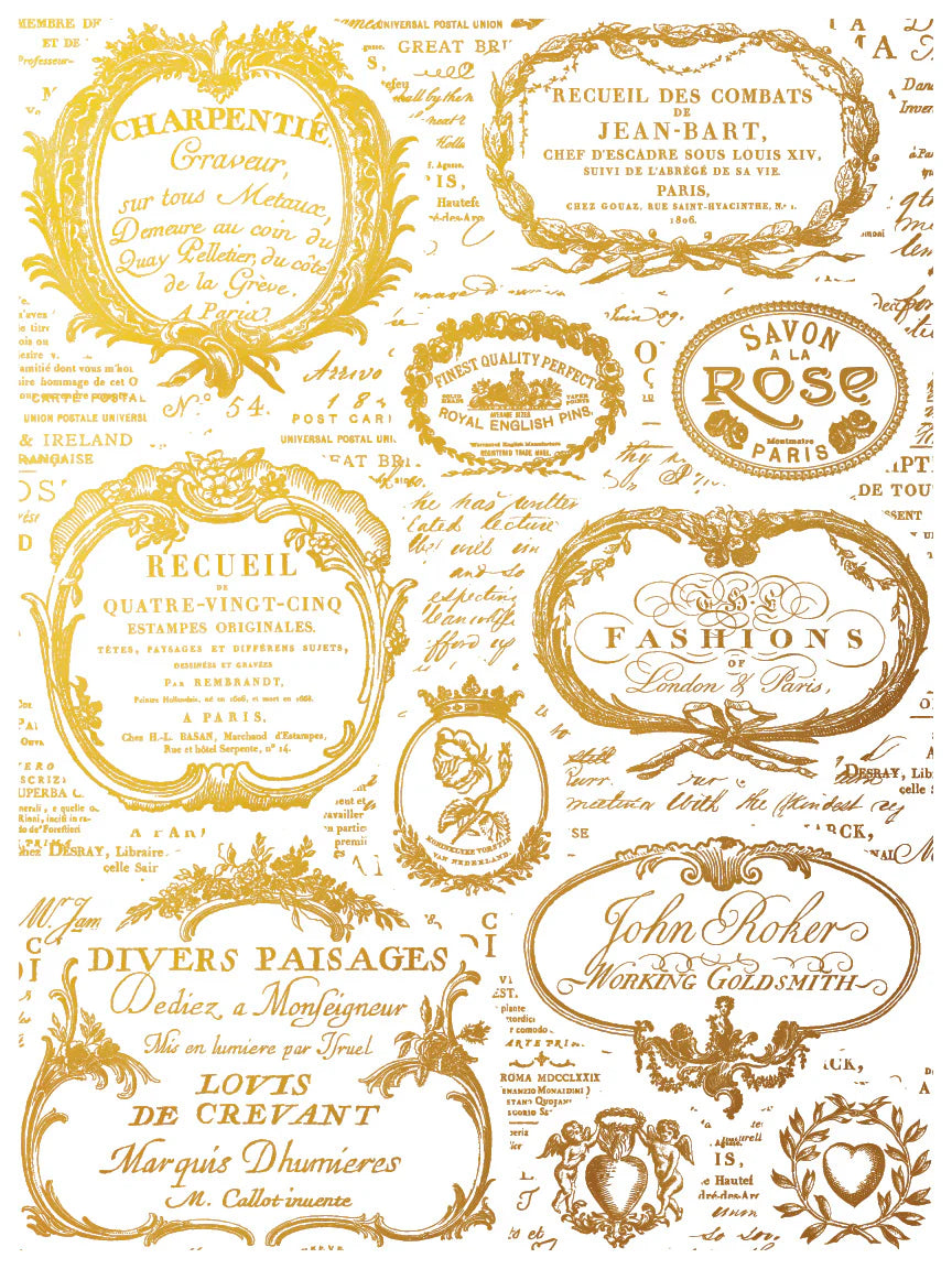 IOD Foil Transfer: “Etiquettes”