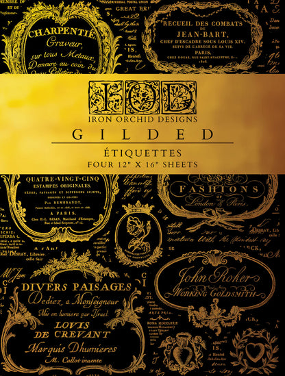 IOD Foil Transfer: “Etiquettes”