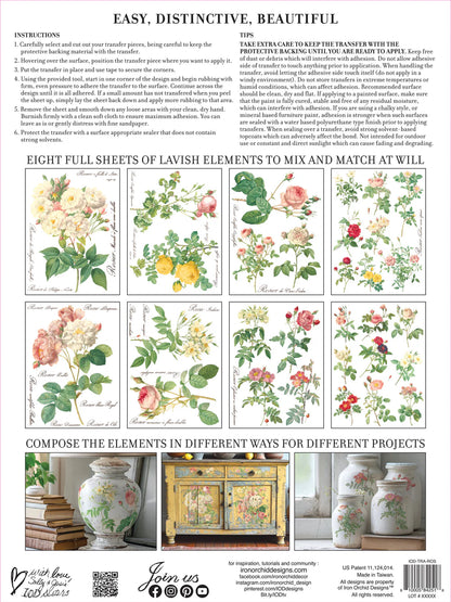 IOD Transfer: Fairy Tale Florals