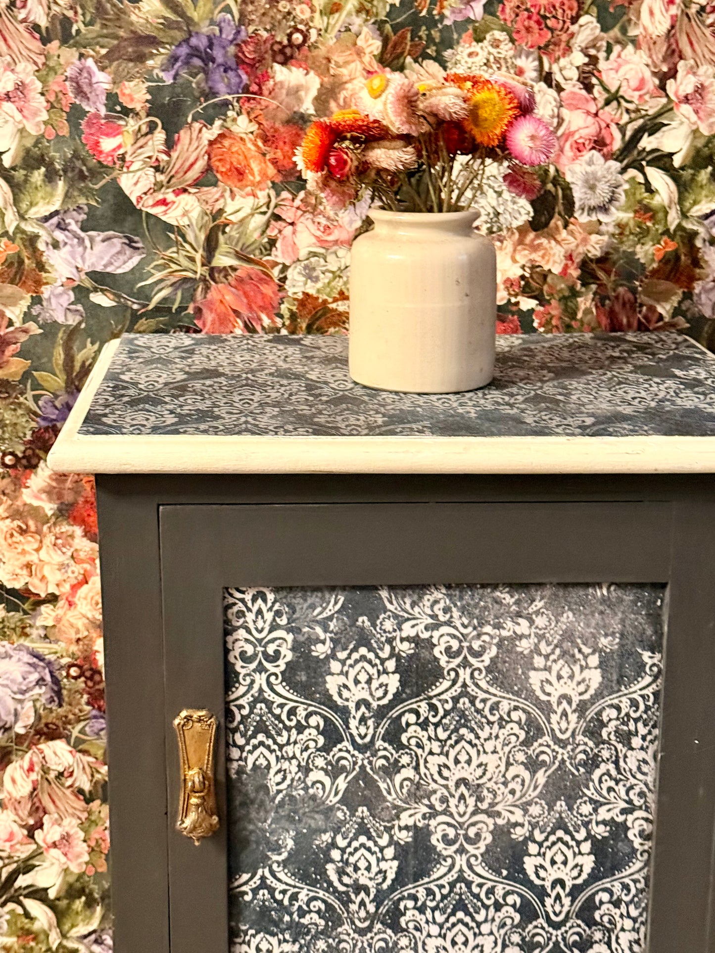 Redesign Decoupage Fiber Tissue - Dark Damask