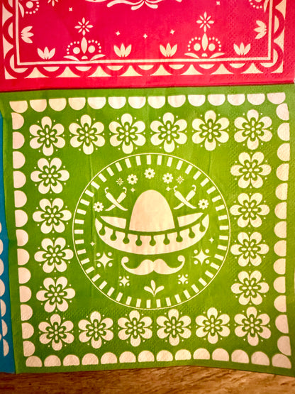 Napkin-Fiesta de Flores