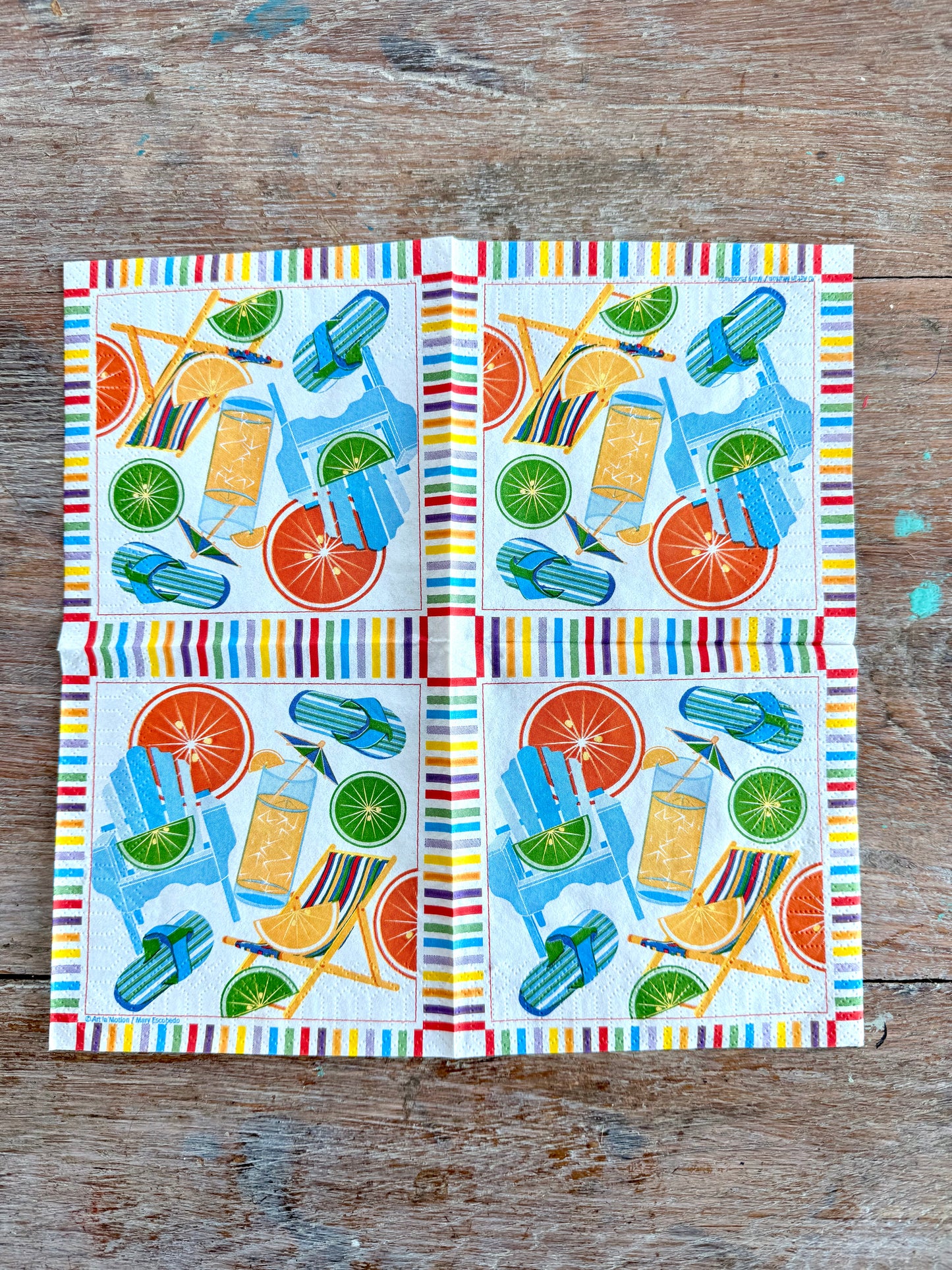 Designer Napkin-Summertime