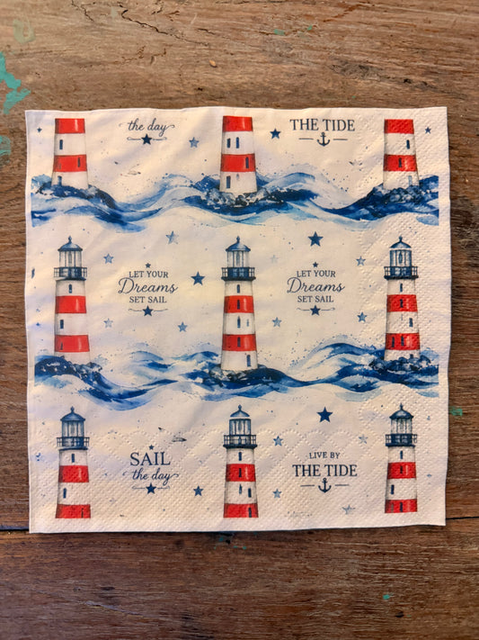 Napkin-Let Your Dreams Set Sail