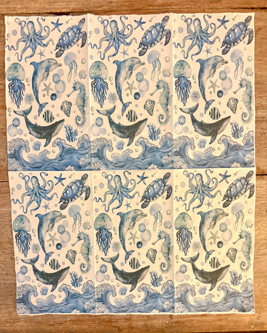 Napkin-Ocean Delights