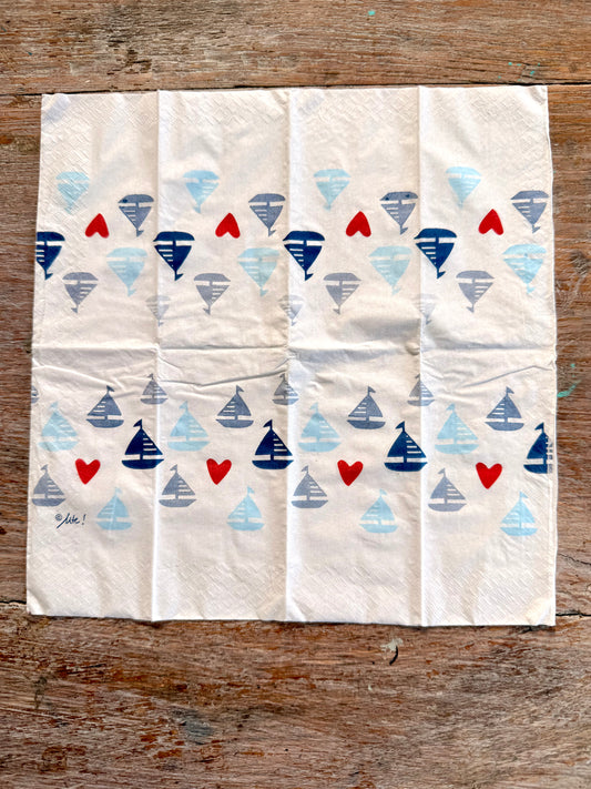 Napkin-Sailing Love