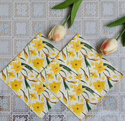 Napkin-Daffodils
