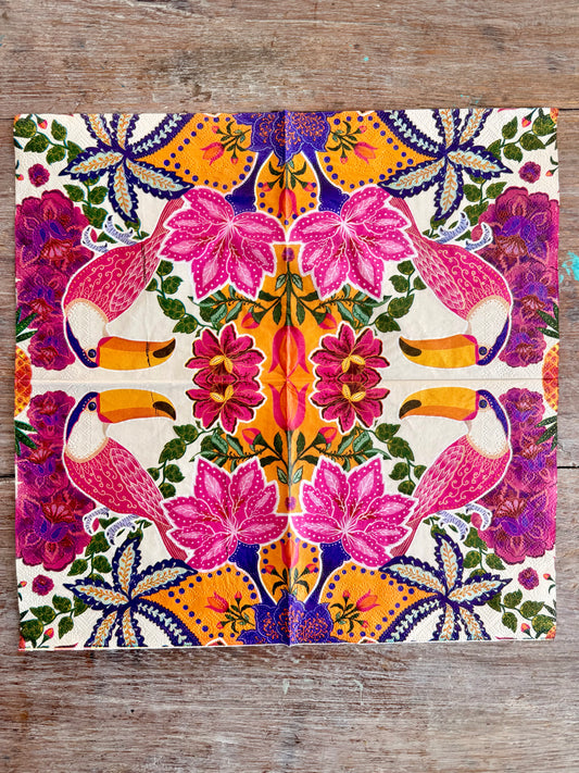 Napkin-Toucan Colourscape-French Collection
