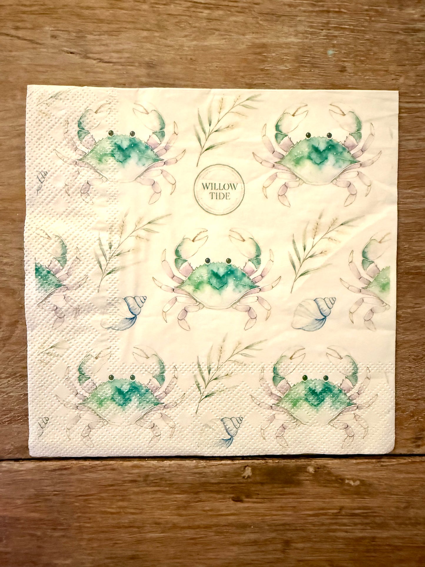 Napkin-Green Crab