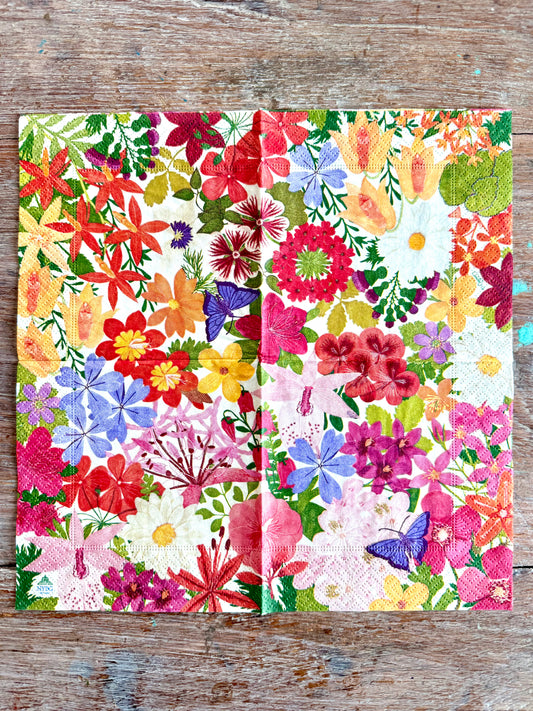 Designer Napkin-Halstead Floral