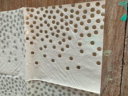 Napkin-Silver Confetti
